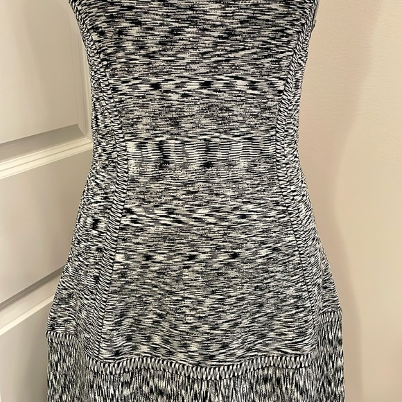 Lela Rose Black and White Patterned Dress - Picture 11 of 16